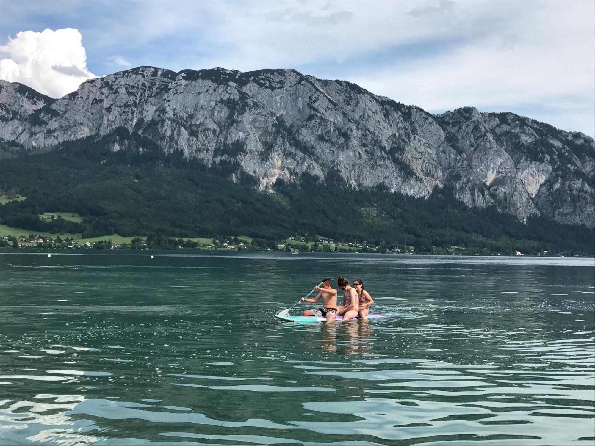 Ferienwohnung Grubinger Unterach am Attersee Exterior foto