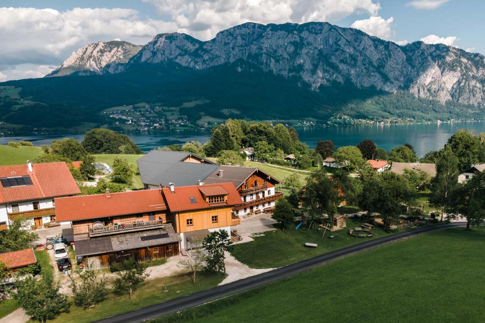 Ferienwohnung Grubinger Unterach am Attersee Exterior foto